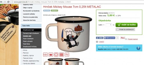 Mickey Mouse po slovensky